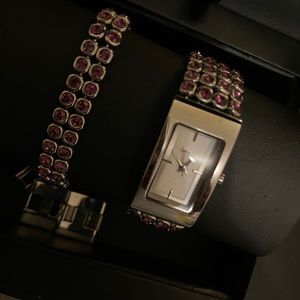 DKNY watch and bracelet set